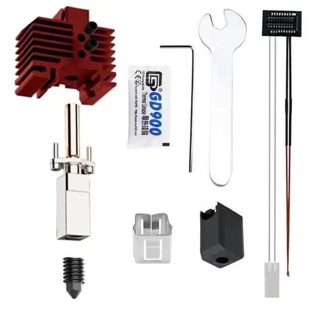 Upgrades V2 Hotend Kit RED For Bambu Lab P1P / P1S
