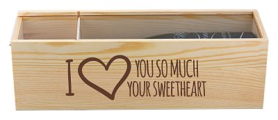 Wine Box - Pine Wood 3D Print Creativity Pty Ltd