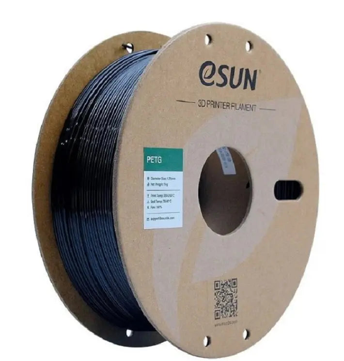 eSUN PETG 3D Filament 1.75mm 1kg- Solid Black