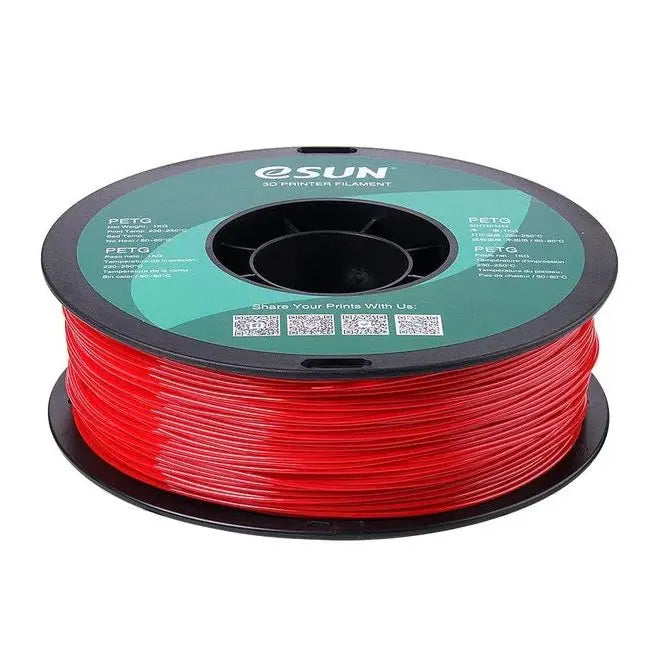 eSUN PETG Filament 1.75mm 1kg - Solid Fire Engine Red 3D Print Creativity