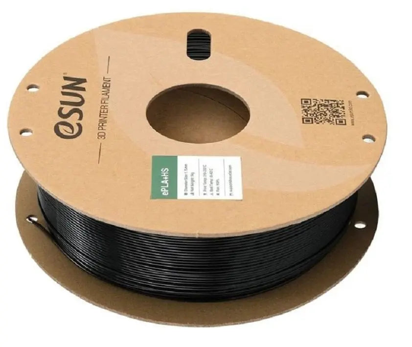 eSUN PLA+ HS 3D Filament - Black - 1.75mm 1kg - 3D Print Creativity