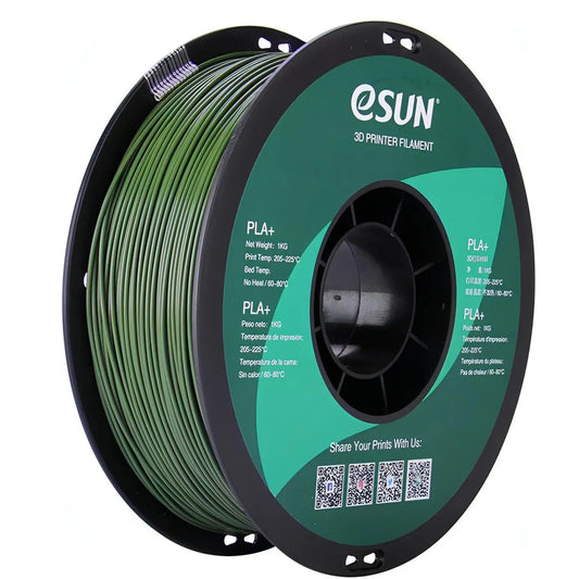 eSUN PLA+ Olive Green (Army Green)3D 1.75mm 1kg - PLA0136 3D Print Creativity