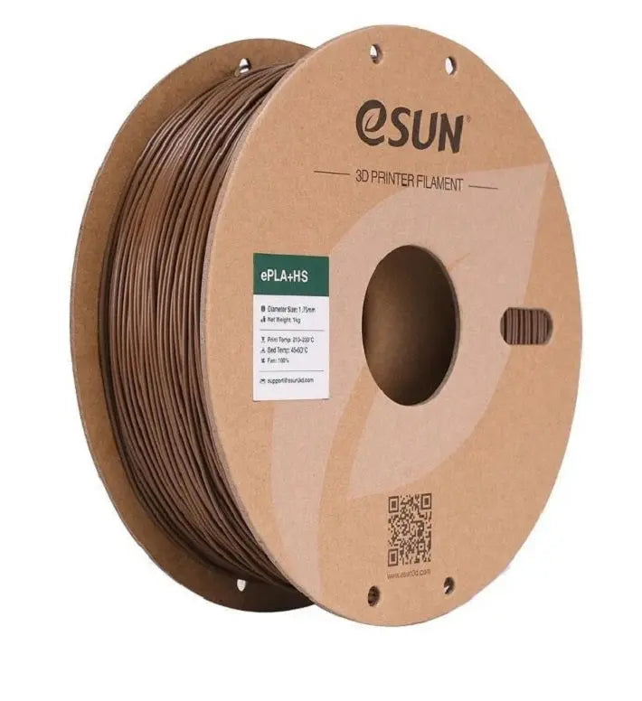 eSUN PLA+ hs  3D Filament - Brown - 1.75mm 1kg - 3D Print Creativity