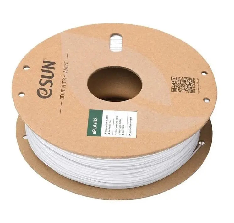eSUN PLA+HS 3D Filament - Cold White -1.75mm 1kg -