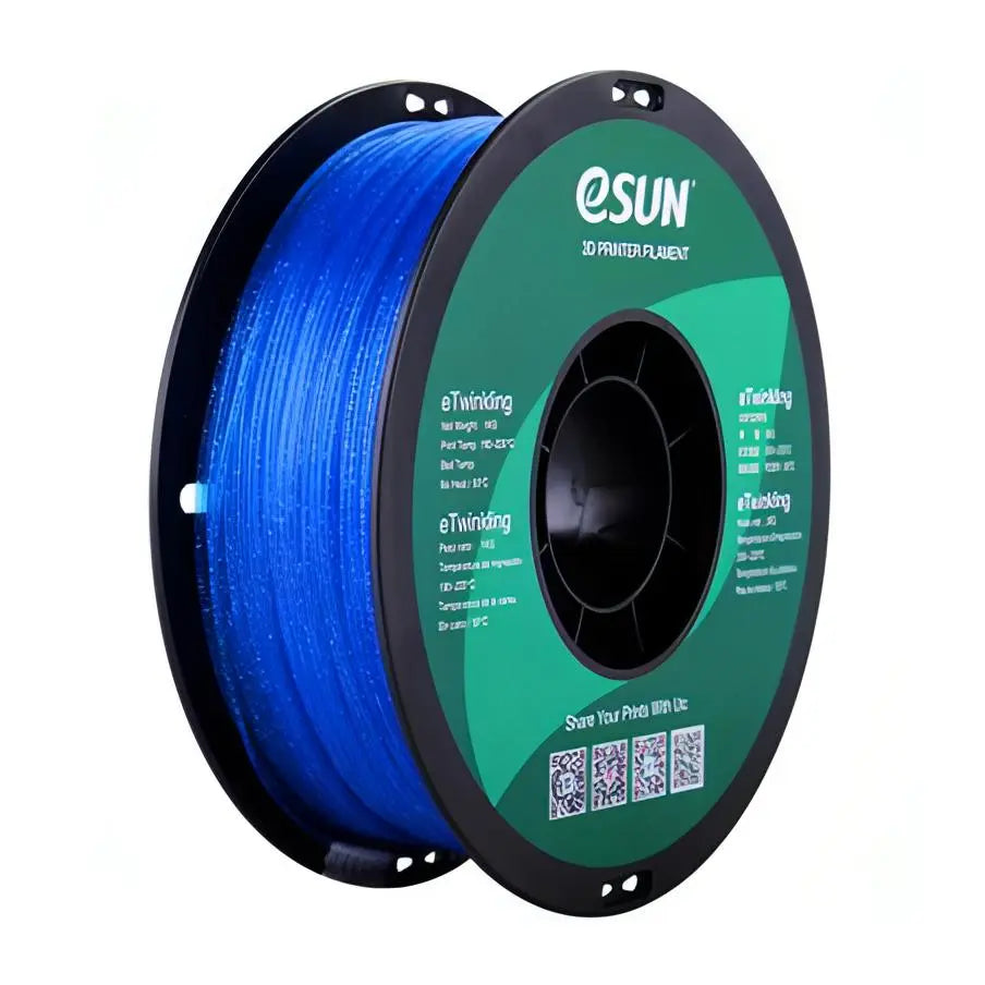 eSun 3D Filament Twinkling Glitter PLA  Blue  1.75mm 1kg 3D Print Creativity