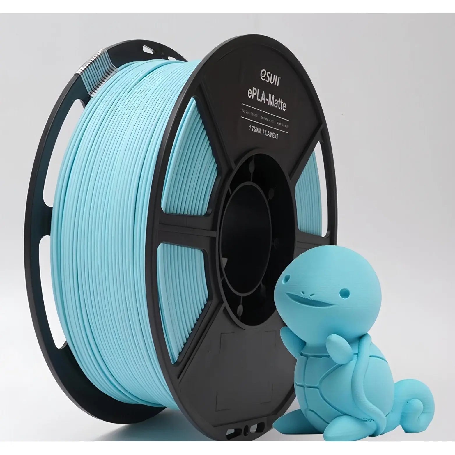 eSun Matte PLA 3D Print Filament 1.75mm 1kg - Light Blue