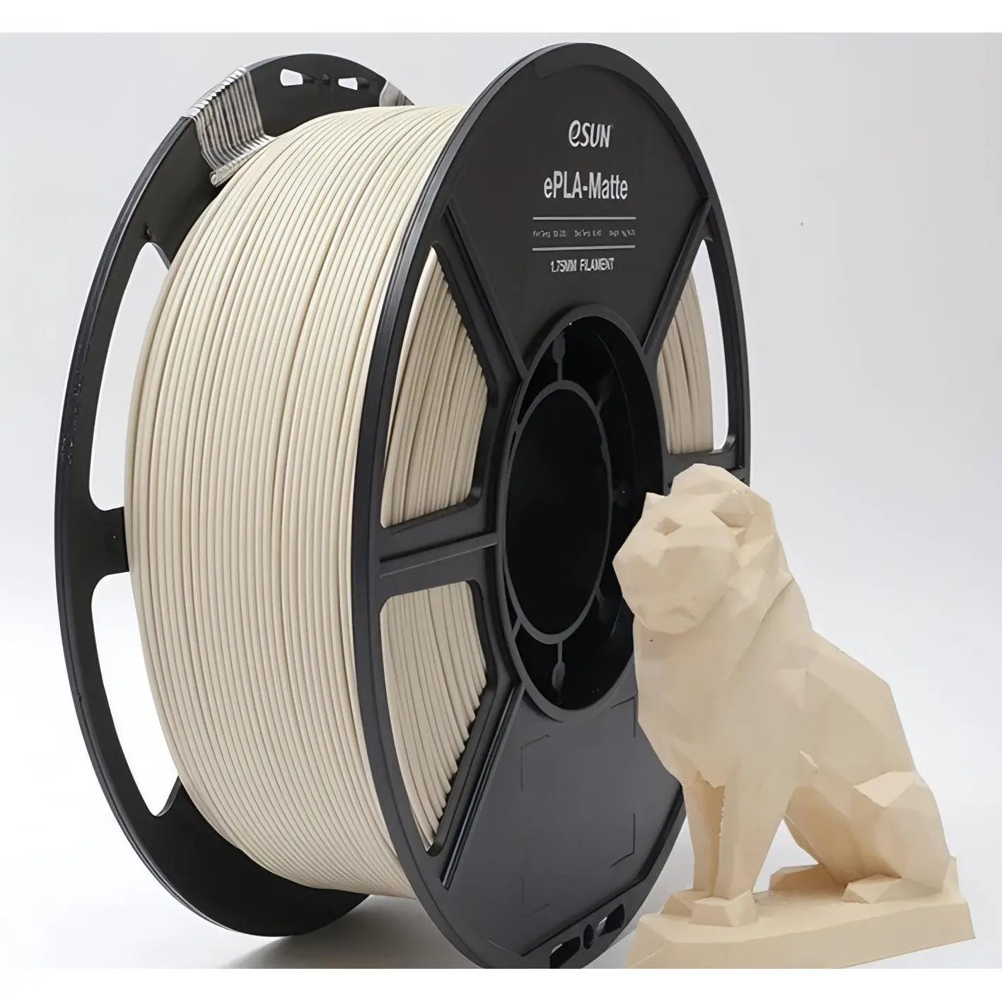 eSun Matte PLA 3D Print Filament 1.75mm 1kg - Light Khaki 3D Print Creativity