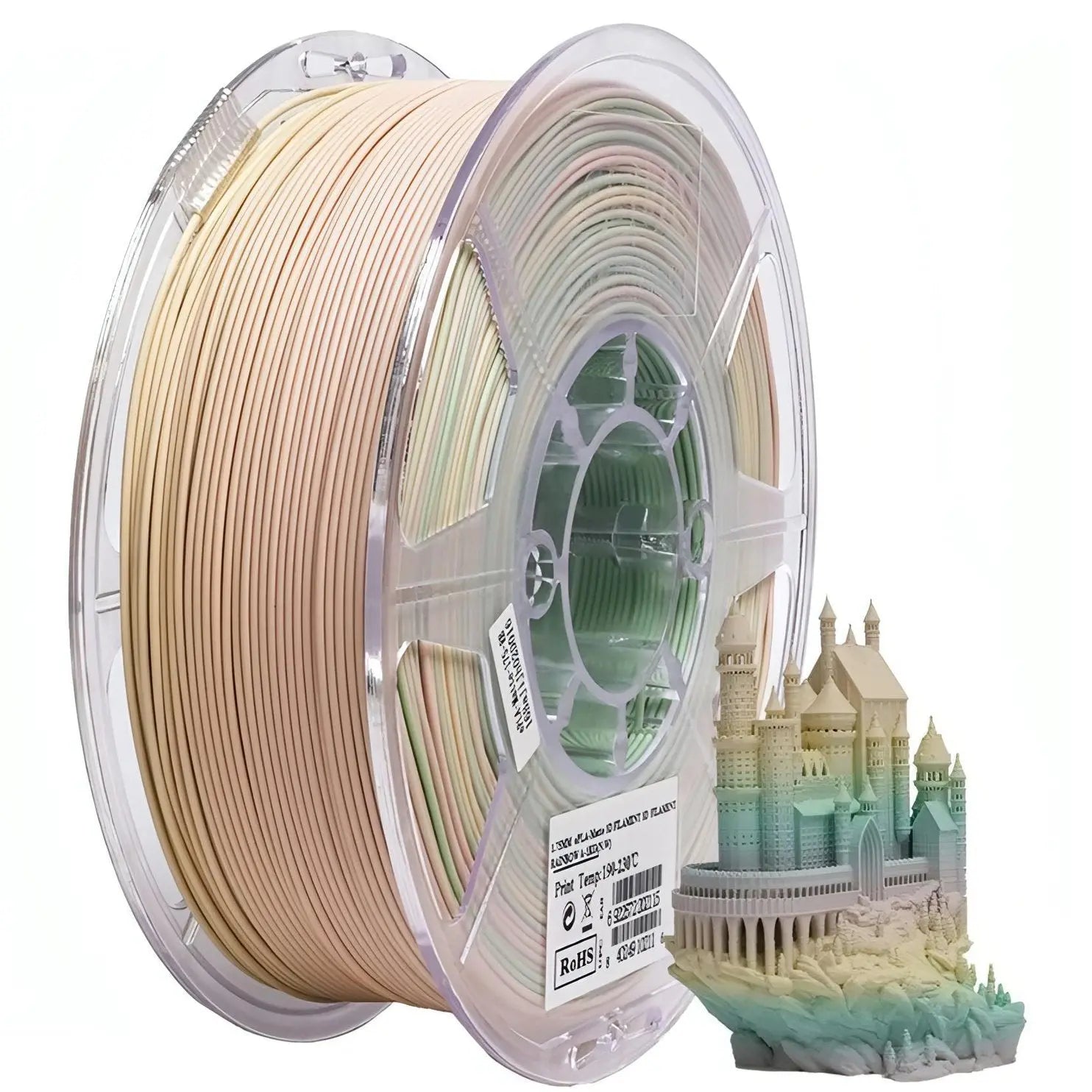 eSun Matte Rainbow PLA 3D Print Filament 1.75mm 1kg