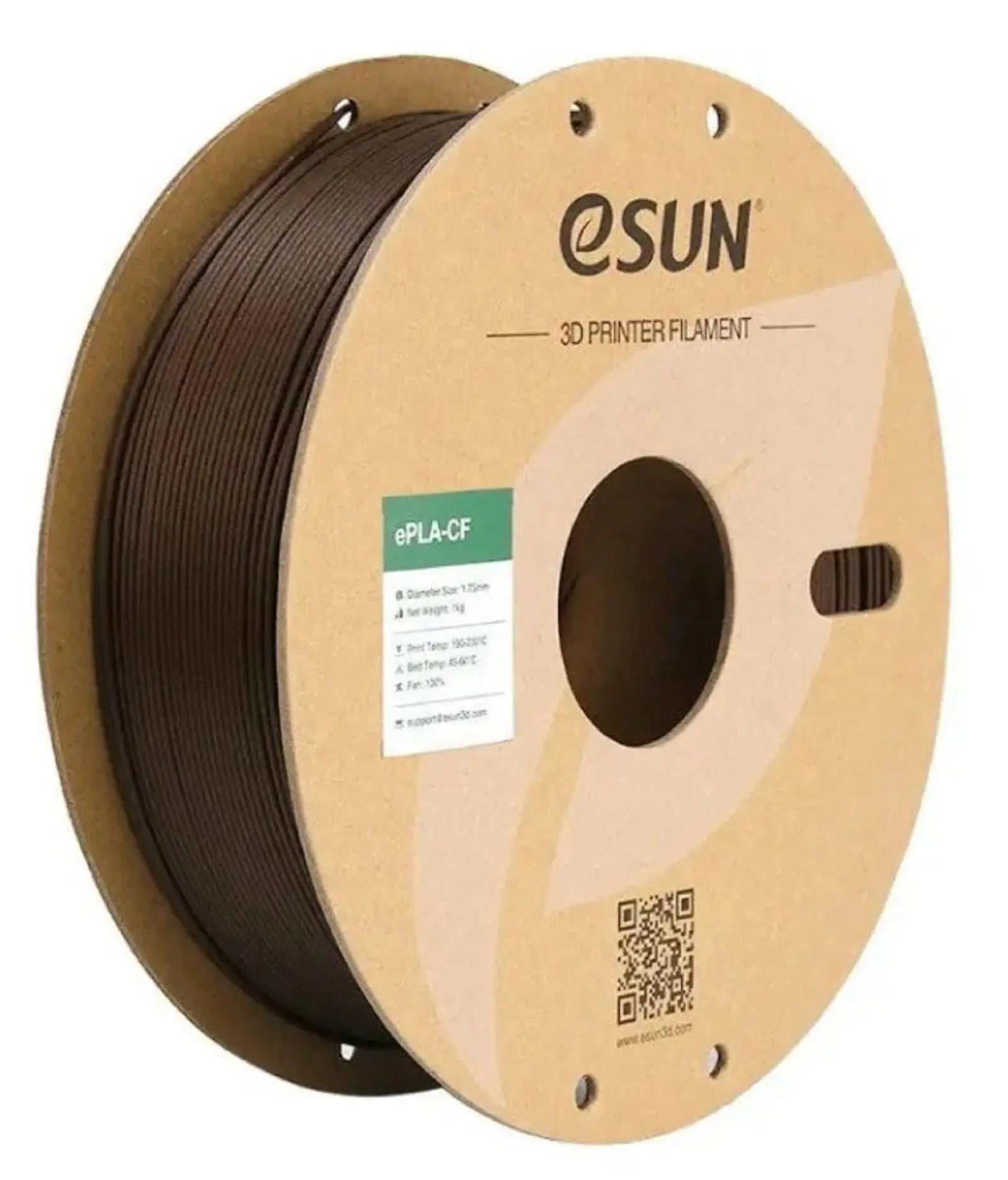 eSun PLA-CF Carbon Fibre RED 3D Print Filament 1.75mm 1kg