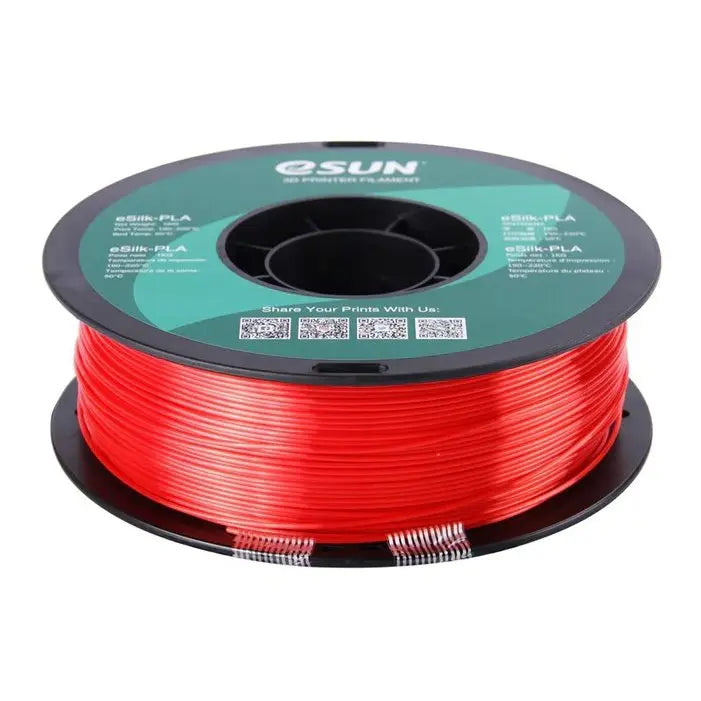 eSun PLA Silk Red Filament 1.75mm 1kg