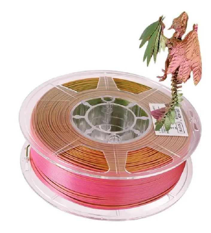eSun PLA Triple Mystic Gold-Red-Green -Silk PLA 3D Print Filament 1.75mm 1kg
