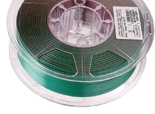 eSun PLA Triple Colour:Copper -Purple-Green- Silk PLA 3D Print Filament 1.75mm 1kg