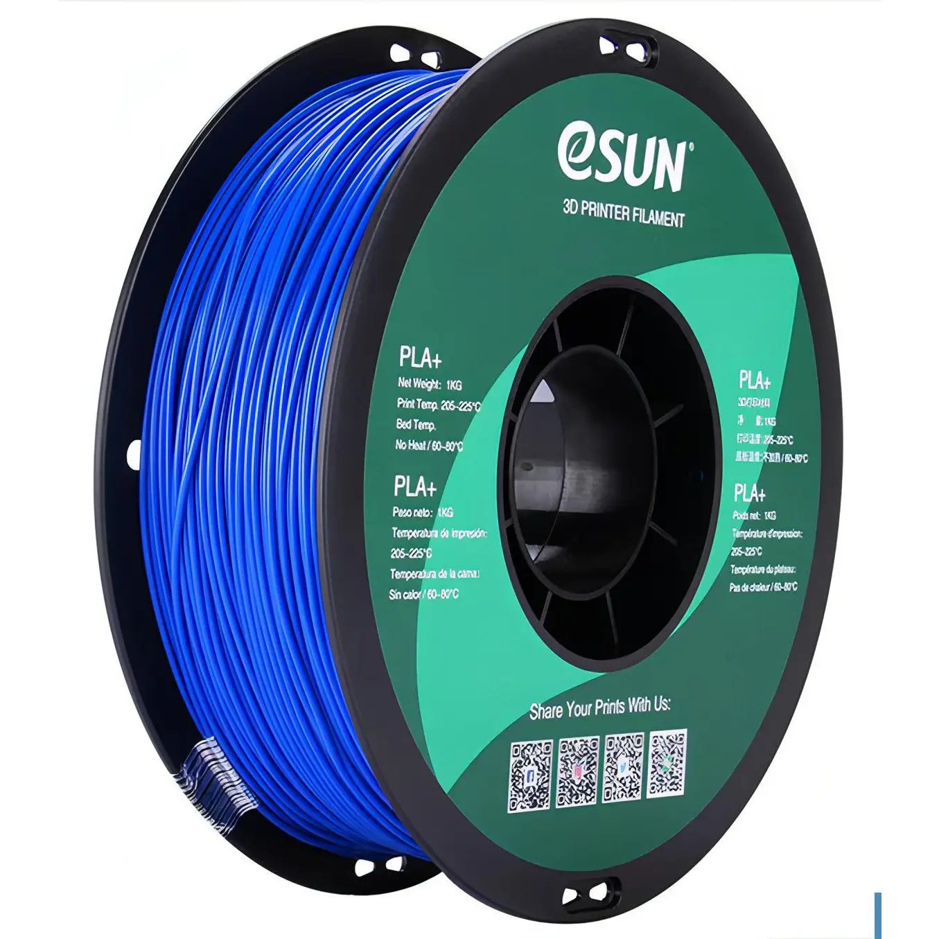 eSun PLA+ Filament BLUE 1.75mm 1 kg PLA0103 3D Print Creativity