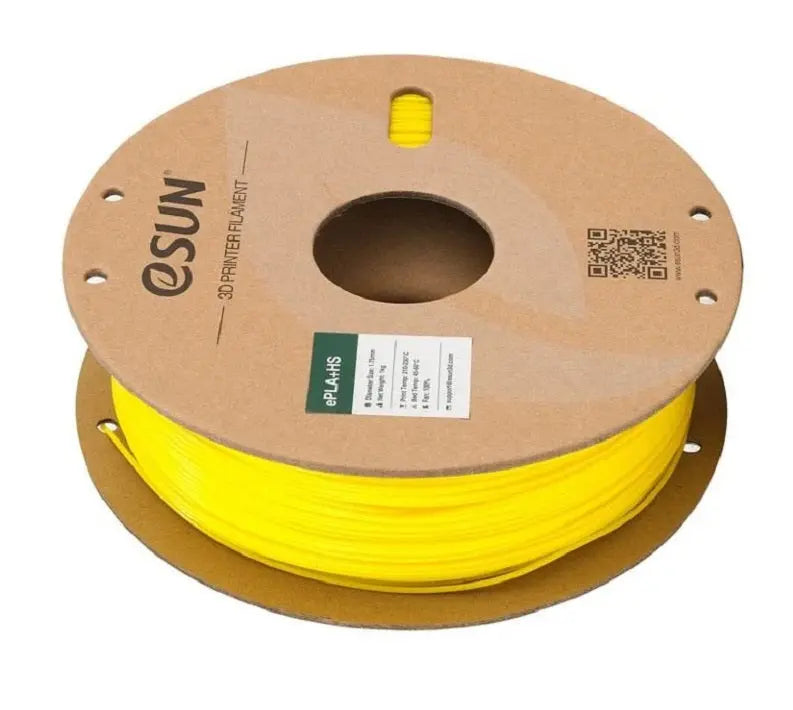 eSun PLA+ HS 3D Filament - Yellow 1.75 mm 1kg - 3D Print Creativity