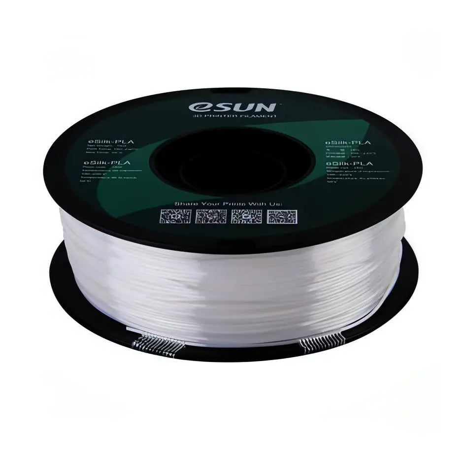eSun PLA Silk White  3D Print Filament 1.75mm 1kg