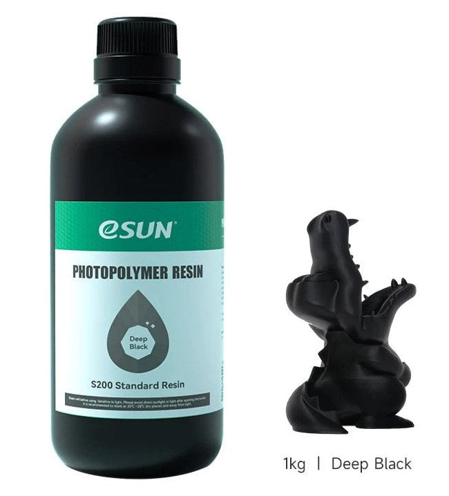 eSun S200 Standard 3D Printing Resin 1kg - Deep Black 3D Print Creativity