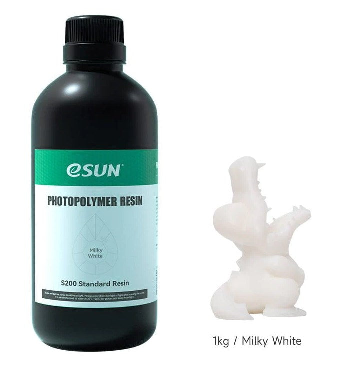 eSun S200 Standard 3D Printing Resin 1kg - Milky White 3D Print Creativity