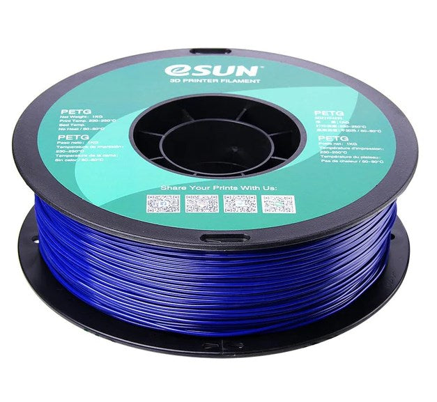 eSUN PETG Filament 1.75mm 1kg - Solid Blue
